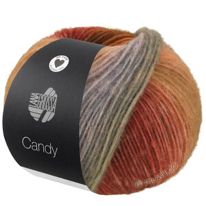 Lana Grossa CANDY | 09-nougat/chokoladebrun/rustbrun/stålblå/grøn/fuchsia/pistacie/mynte/turkis/gråblå/violet