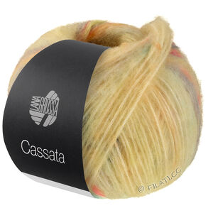 Lana Grossa CASSATA | 09-bleggul/citrusgul/gammelrosa/gråblå/gråviolet