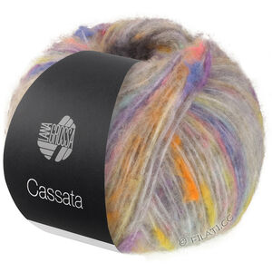 Lana Grossa CASSATA | 12-lys grå/violet/safirblå/sartgul/grå rosa/fersken