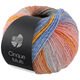 Lana Grossa CINQUE MULTI | 17-turkis/rød/sortgrøn/gulgrøn/gul/jeans/rå hvid/rosa/lys blå meleret