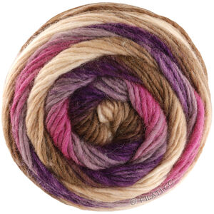 Lana Grossa COLORATO Aktion | 04-mørk pink/grå/mørk violet/umbra/taupe/lys beige