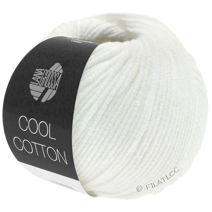 Lana Grossa COOL COTTON | 01-hvid