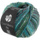 Lana Grossa COOL MERINO Big Color | 409-mørk grøn/petrol/søgrøn/grågrøn/grå/hvid