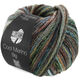 Lana Grossa COOL MERINO Big Color | 412-grå/gul/oliven/turkis/grøn/mørk grøn/okker