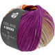 Lana Grossa COOL WOOL 4 SOCKS PRINT II | 7793-burgund/orange/laksrød/ecru/lys brun/fuchsia
