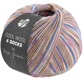 COOL WOOL 4 SOCKS PRINT III fra Lana Grossa