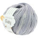 Lana Grossa COOL WOOL Baby 25g | 356-lys grå/gråblå/mørk blå