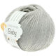 Lana Grossa COOL WOOL Baby Uni/Print 50g | 206-lys grå meleret