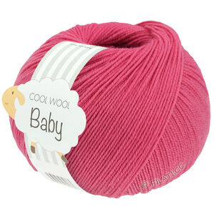 Lana Grossa COOL WOOL Baby Uni/Print 50g | 341-hindbær