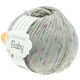 Lana Grossa COOL WOOL Baby Uni/Print 50g | 358-lys grå/orange/grøn/cyklamen