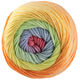 Lana Grossa COOL WOOL Big Color | 4036-lys blå/lys grøn/gul/laks/orange/nellike