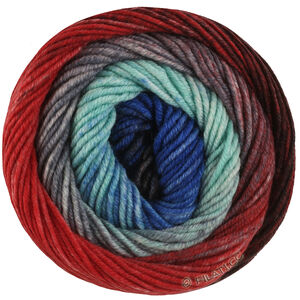 Lana Grossa COOL WOOL Big Color | 4044-blå/antracit/mørk grå/mørk rød/orientrød/blågrå/jade