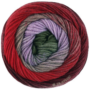 Lana Grossa COOL WOOL Big Color | 4046-burgund/rød/taupe/beige/syren/mosgrøn