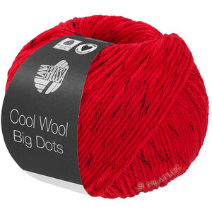 Lana Grossa COOL WOOL Big Dots | 105-rød