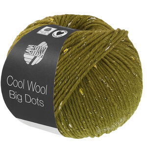 Lana Grossa COOL WOOL Big Dots | 107-olivengrøn