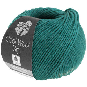 Lana Grossa COOL WOOL Big  Uni/Melange | 1003-blågrøn