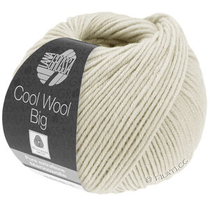 Lana Grossa COOL WOOL Big  Uni/Melange | 1010-grège/beigegrå
