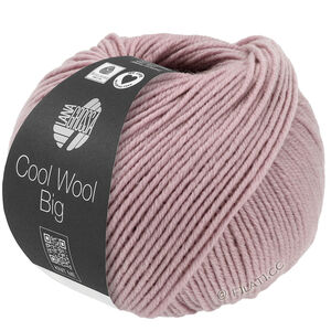 Lana Grossa COOL WOOL Big  Uni/Melange | 1033-grå rosa