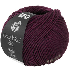 Lana Grossa COOL WOOL Big  Uni/Melange | 1035-mørk burgund