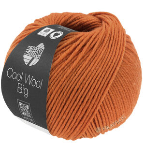 Lana Grossa COOL WOOL Big  Uni/Melange | 1036-orangebrun