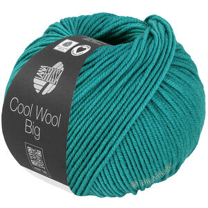 Lana Grossa COOL WOOL Big  Uni/Melange | 1043-turkisgrøn