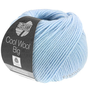 Lana Grossa COOL WOOL Big  Uni/Melange | 0604-lys blå