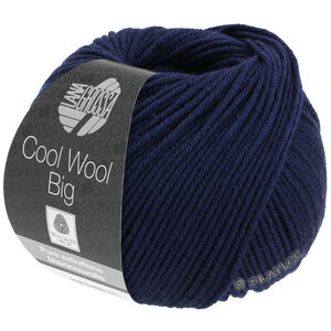 Lana Grossa COOL WOOL Big  Uni/Melange | 0630-natblå