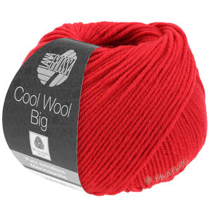 Lana Grossa COOL WOOL Big  Uni/Melange | 0648-karminrød