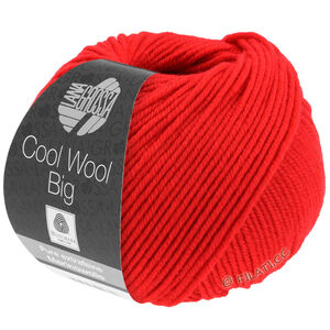 Lana Grossa COOL WOOL Big  Uni/Melange | 0923-refleksrød