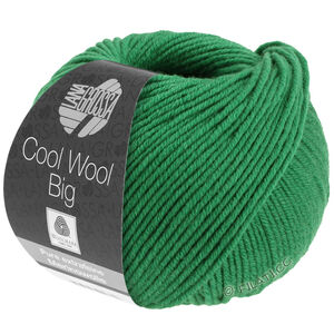 Lana Grossa COOL WOOL Big  Uni/Melange | 0939-mørk grøn