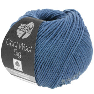 Lana Grossa COOL WOOL Big  Uni/Melange | 0968-dueblå