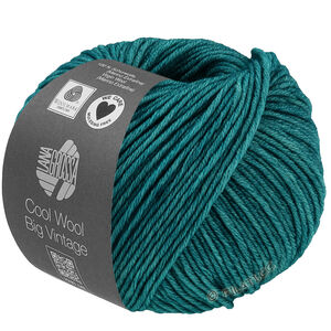 Lana Grossa COOL WOOL Big Vintage | 7198-petrol grøn