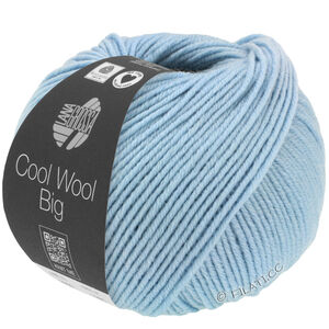 Lana Grossa COOL WOOL Big Mélange (We Care) | 1620-lys blå meleret