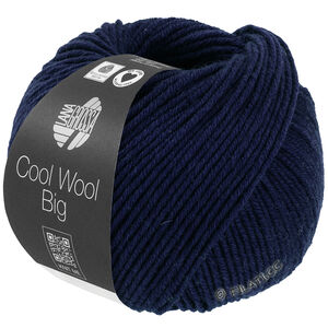 Lana Grossa COOL WOOL Big Mélange (We Care) | 1694-natblå meleret