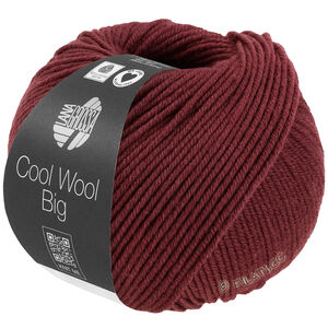 Lana Grossa COOL WOOL Big Mélange (We Care) | 1700-vinrød meleret