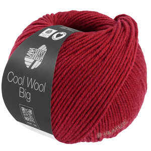 Lana Grossa COOL WOOL Big Mélange (We Care) | 1701-kirsebærrød meleret