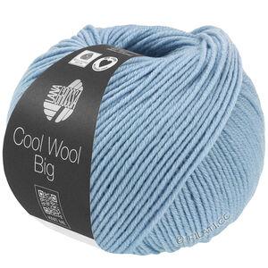 Lana Grossa COOL WOOL Big Mélange (We Care) | 1702-lys blå meleret