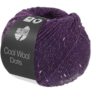 Lana Grossa COOL WOOL Dots | 03-aubergine