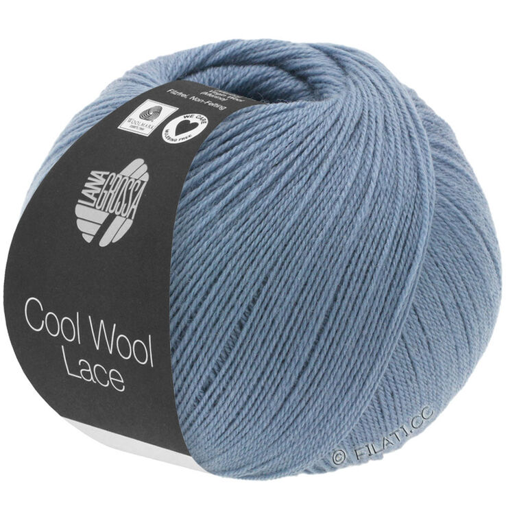 Lana Grossa COOL WOOL Lace | 02-dueblå