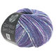 Lana Grossa COOL WOOL Semi Solid | 6503-violet/jeans/ecru meleret