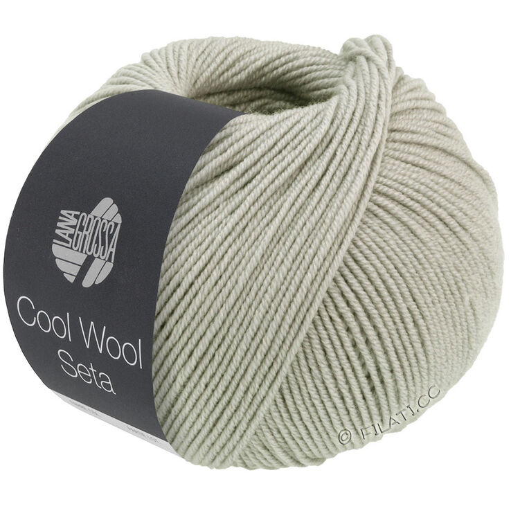 Lana Grossa COOL WOOL Seta | 05-silkegrå