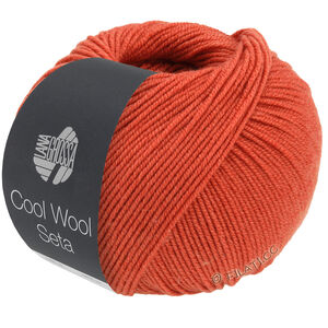 Lana Grossa COOL WOOL Seta | 08-rustrød