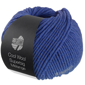 Lana Grossa COOL WOOL Superbig Mélange | 207-blå meleret