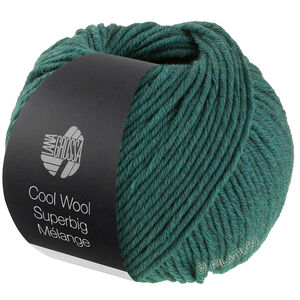 Lana Grossa COOL WOOL Superbig Mélange | 210-mørk grøn meleret