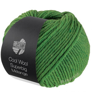 Lana Grossa COOL WOOL Superbig Mélange | 211-grøn meleret