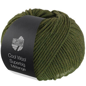 Lana Grossa COOL WOOL Superbig Mélange | 212-oliven meleret