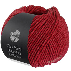 Lana Grossa COOL WOOL Superbig Mélange | 223-kirsebærrød meleret