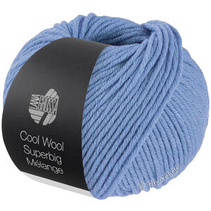 Lana Grossa COOL WOOL Superbig Mélange | 224-himmelblå meleret