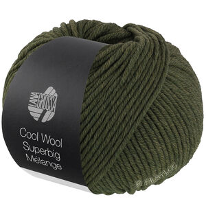Lana Grossa COOL WOOL Superbig Mélange | 228-lodengrøn meleret