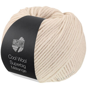 Lana Grossa COOL WOOL Superbig Mélange | 233-grège/beigegrå meleret
